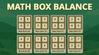 Math Box Balance Puzzle