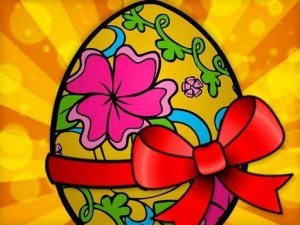 Handmade Easter Eggs Coloring Book: Creative Art Game