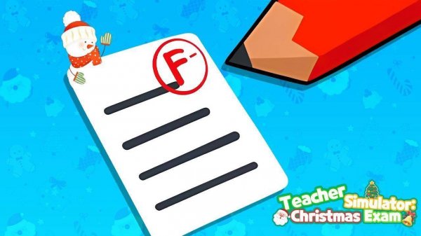 Teacher Simulator: Christmas Exam - Classroom Fun Game: Holiday Simulation Game