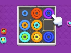 Neon Circles & Color Sort Puzzle Game
