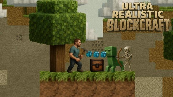 Ultra Realistic BlockCraft Adventure Game - Puzzle Adventure