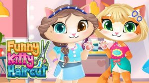Funny Kitty Haircut Salon Game