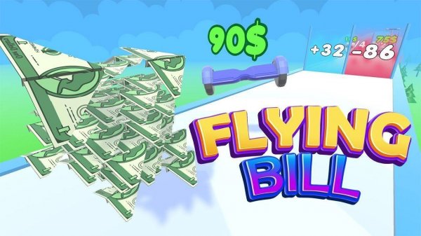 Flying Bill - Paper Plane Adventure Game Arcade Game