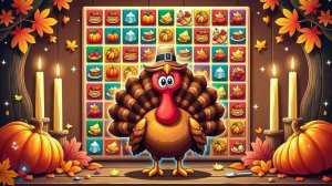 Turkey Twist Tetriz: Thanksgiving Puzzle Game Online