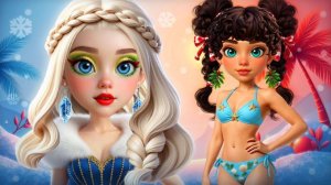 Hot & Cold Winter Style: Fashion Princess Game