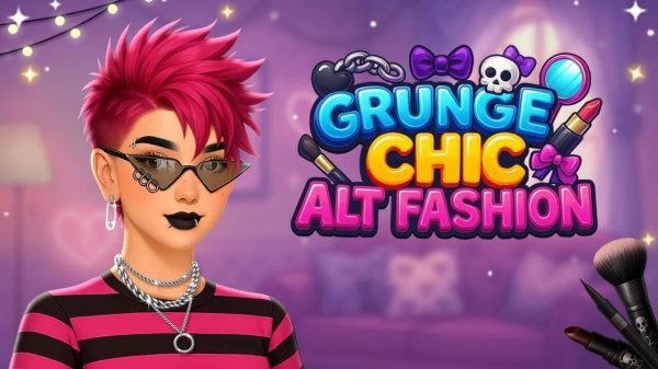 Grunge Chic Alt Fashion Dress Up Game - Style Game