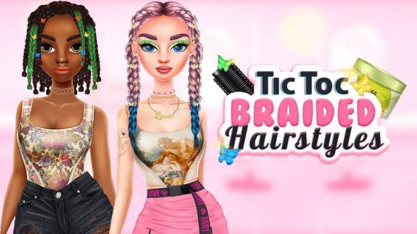 TicToc Braided Hairstyles: Hair Salon Game - Dress Up Game