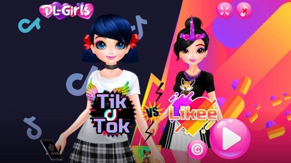 TikTok Girls vs Likee Girls: Fashion Princesses Game - Dress Up Game