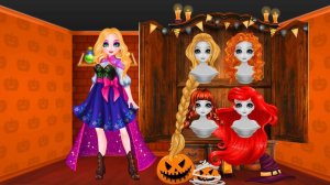 Cute Witch Princess: Halloween Dress Up Game