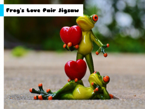 Frog Love Pair Jigsaw Puzzle