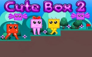 Cute Box Flower Journey Platformer