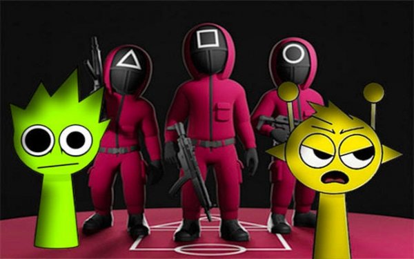 Squid Game Sprunki FNF Battle Online Rhythm Game Arcade Game